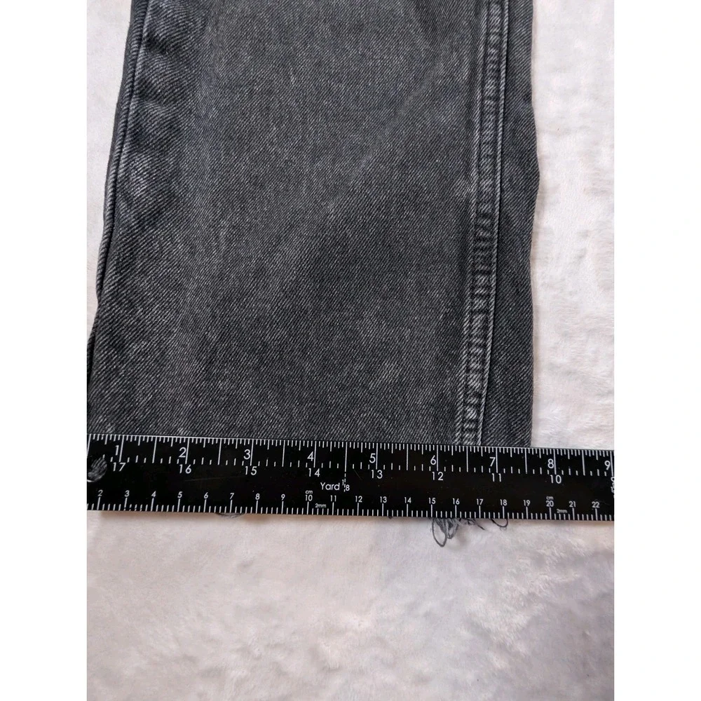 Free People We The Free Vixen Cigarette Rock N Roll Jeans Black Distressed 30